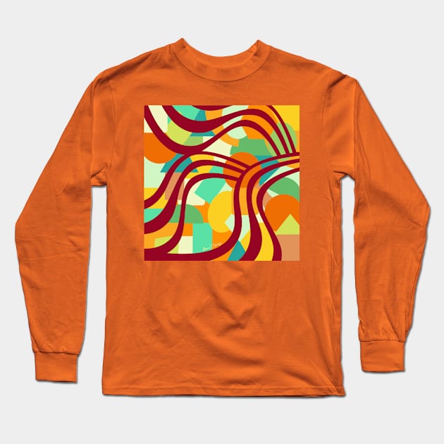 Pathways of Life Long Sleeve T-Shirt by ellenaJ